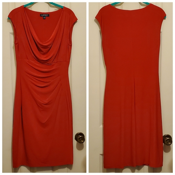 Ralph Lauren Dresses & Skirts - Sexy Ralph Lauren Red Knee-Length Dress (6)